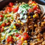 One-Pan Chicken Burrito Bowl (30 minutes)
