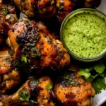 Peruvian Chicken with Green Sauce