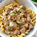 Slow Cooker Beef Stroganoff