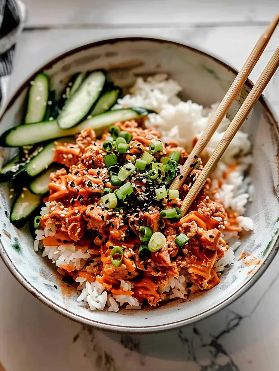 Spicy Tuna Rice Bowl (5-Minute)