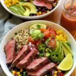 Steak Quinoa Burrito Bowl
