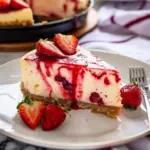 Strawberry Swirl Cheesecake