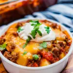 Taco Potato Casserole with Ground Beef