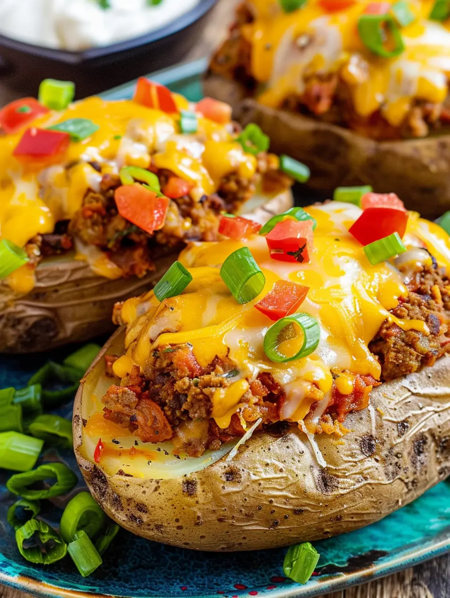 Taco Stuffed Potatoes