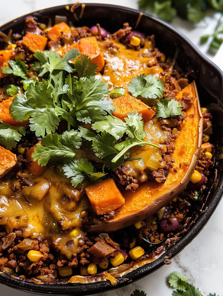 Taco Sweet Potato Bake