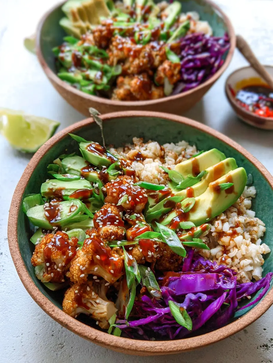 Teriyaki Cauliflower Power Bowls (Gluten Free)