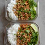 Teriyaki Ground Turkey Bowl