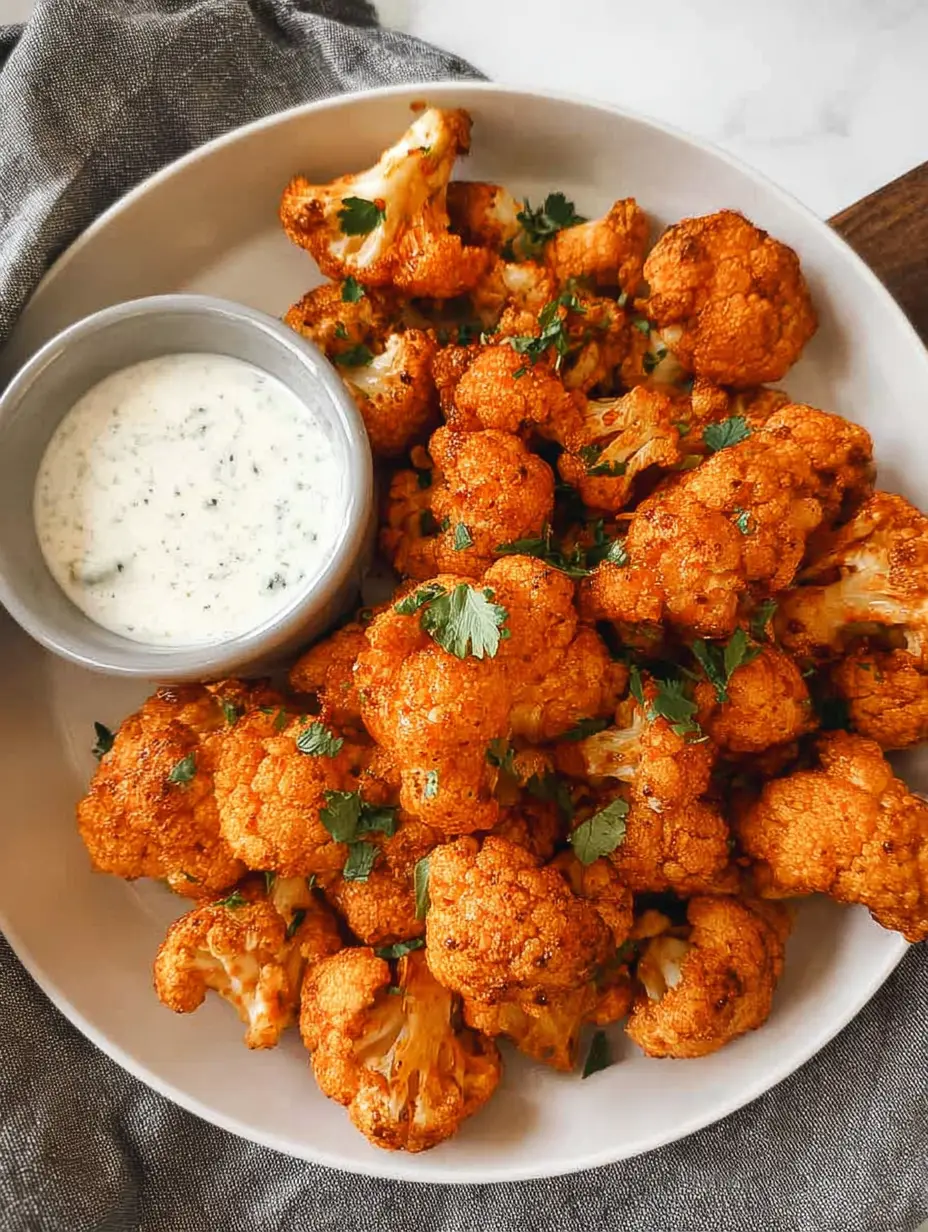 Buffalo Cauliflower Wings (Gluten Free)