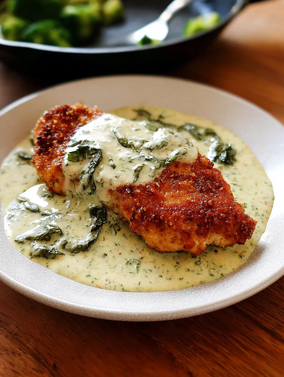 Chicken in Basil Cream Sauce
