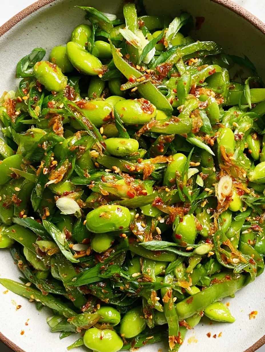 Chili Crisp Snap Pea Salad
