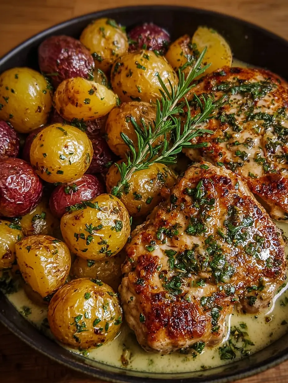 Cowboy Garlic Chicken & Potatoes