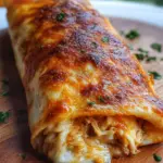 Crispy Baked Chicken Chimichangas