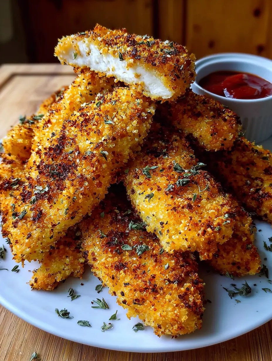 Crispy Parmesan Chicken Tenders