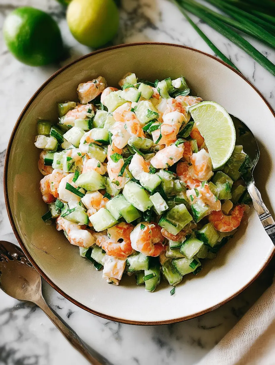 Cucumber Shrimp Salad