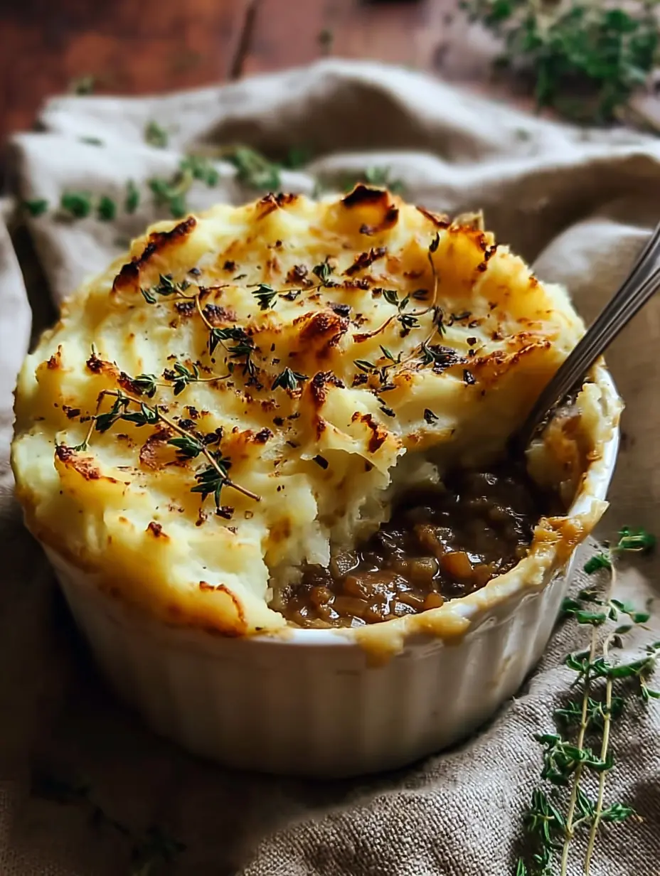 French Onion Shepherd’s Pie