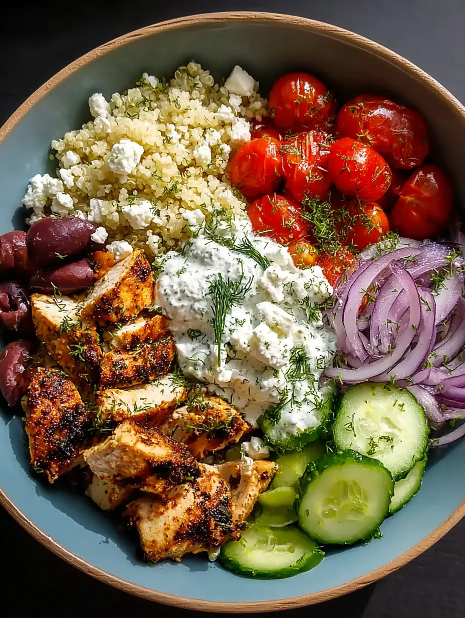 Mediterranean Chicken Bowls