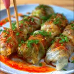 Napa Cabbage Rolls (Easy, Quick & Healthy!