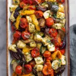 Roasted Mediterranean Vegetables and Halloumi