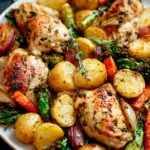 Sheet Pan Lemon Herb Chicken and Vegetables