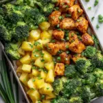 Sheet Pan Pineapple Chicken And Broccoli