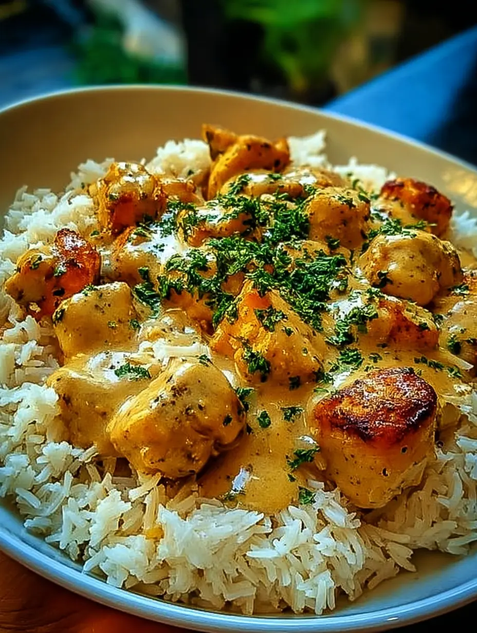 Smothered Chicken and Rice