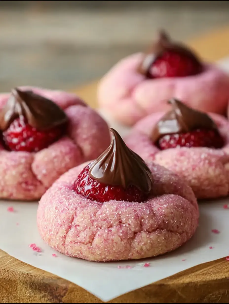 Strawberry Kiss Cookies